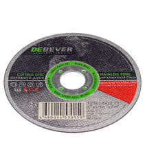 Круг отрезной по нержавеющей стали Debever 125х22,2х1,6 мм (WC12516228S/30159) - фото 3