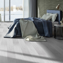 Ламинат 33 класс Tarkett Ballet Giselle дуб однополосный белый 2,005 кв.м 8 мм с фаской - фото 6