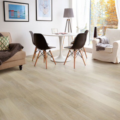 Ламинат 33 класс Tarkett Ballet Korsar дуб светло-бежевый 2,005 кв.м 8 мм с фаской - фото 9