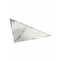 Плитка зеркальная треугольная 200х200х4 мм Continent серебряная с фацетом (4 шт.=0,16 кв.м) - фото 4
