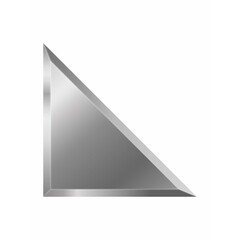 Изображение товара Плитка зеркальная треугольная 150х150х4 мм Continent серебряная с фацетом (4 шт.=0,09 кв.м)