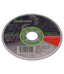 Круг отрезной по нержавеющей стали Debever 125х22,2х1,2 мм (WC12512228S/30142) - фото 4