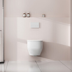 Унитаз подвесной Abber Rechteck безободковый белый с сиденьем дюропласт микролифт смыв торнадо (AC1218) - фото 3