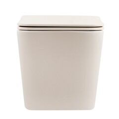 Унитаз подвесной Abber Rechteck безободковый светло-бежевый матовый с сиденьем дюропласт микролифт (AC1201MBE) - фото 9