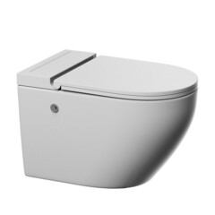 Унитаз подвесной Abber Bequem белый с сиденьем дюропласт микролифт с импульсным смывом (AC1126P) - фото 1