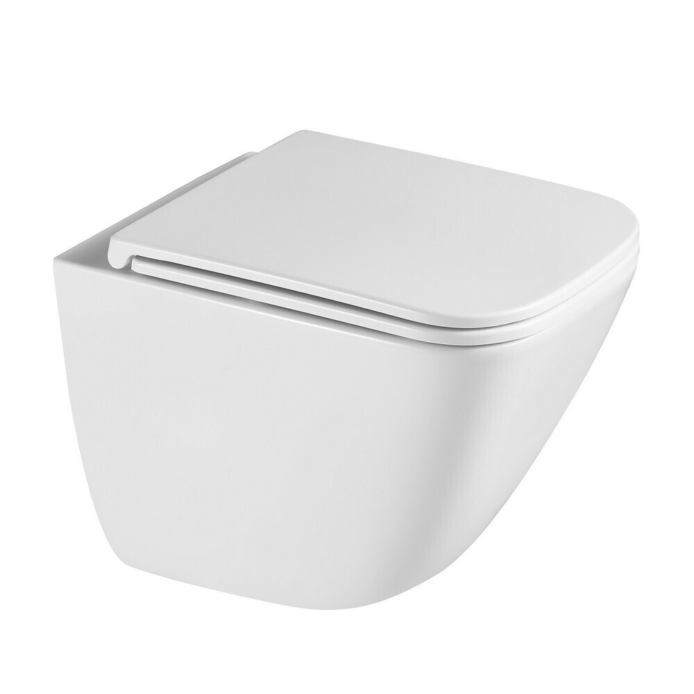 Изображение товара Подвесной унитаз Abber Rechteck безободковый с микролифтом и системой Торнадо