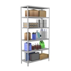 Стеллаж металлический Практик MS 1950х1000х300 мм 6 полок - фото 2