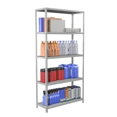 Стеллаж металлический Практик MS 1950х1000х400 мм 5 полок - фото 3