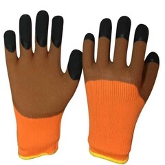 Перчатки акриловые с латексным обливом утепленные 10 (L) - фото 3