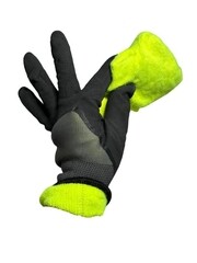 Перчатки нейлоновые с латексным обливом утепленные серые 10 (L) - фото 3