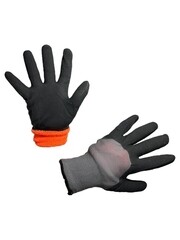 Перчатки нейлоновые с латексным обливом утепленные серые 10 (L) - фото 2