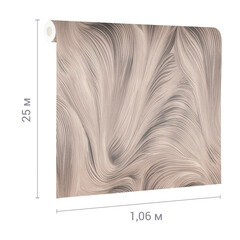 Обои виниловые на флизелиновой основе Monte Solaro Chantelle 9298-12 (1,06х10,05 м) - фото 2