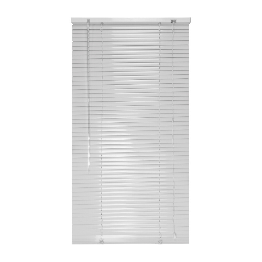Изображение товара Горизонтальные алюминиевые жалюзи 120х160 см белые от Эскар для интерьера