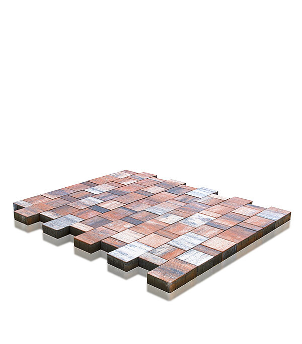 Изображение товара Тротуарная плитка Старый город Ландхаус 2.0 Color Mix Койот 160x160x60 мм