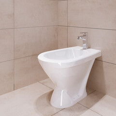 Биде Sanita напольное (BD.FS/Samarsky/C/WHT.G/S1) - фото 3