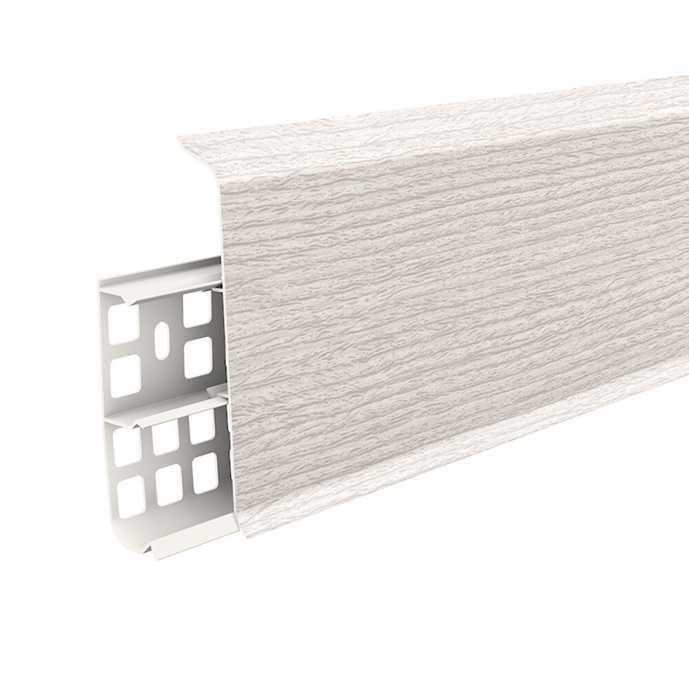 Изображение товара Плинтус ПВХ напольный Деконика 100 мм клен патина 2200 мм