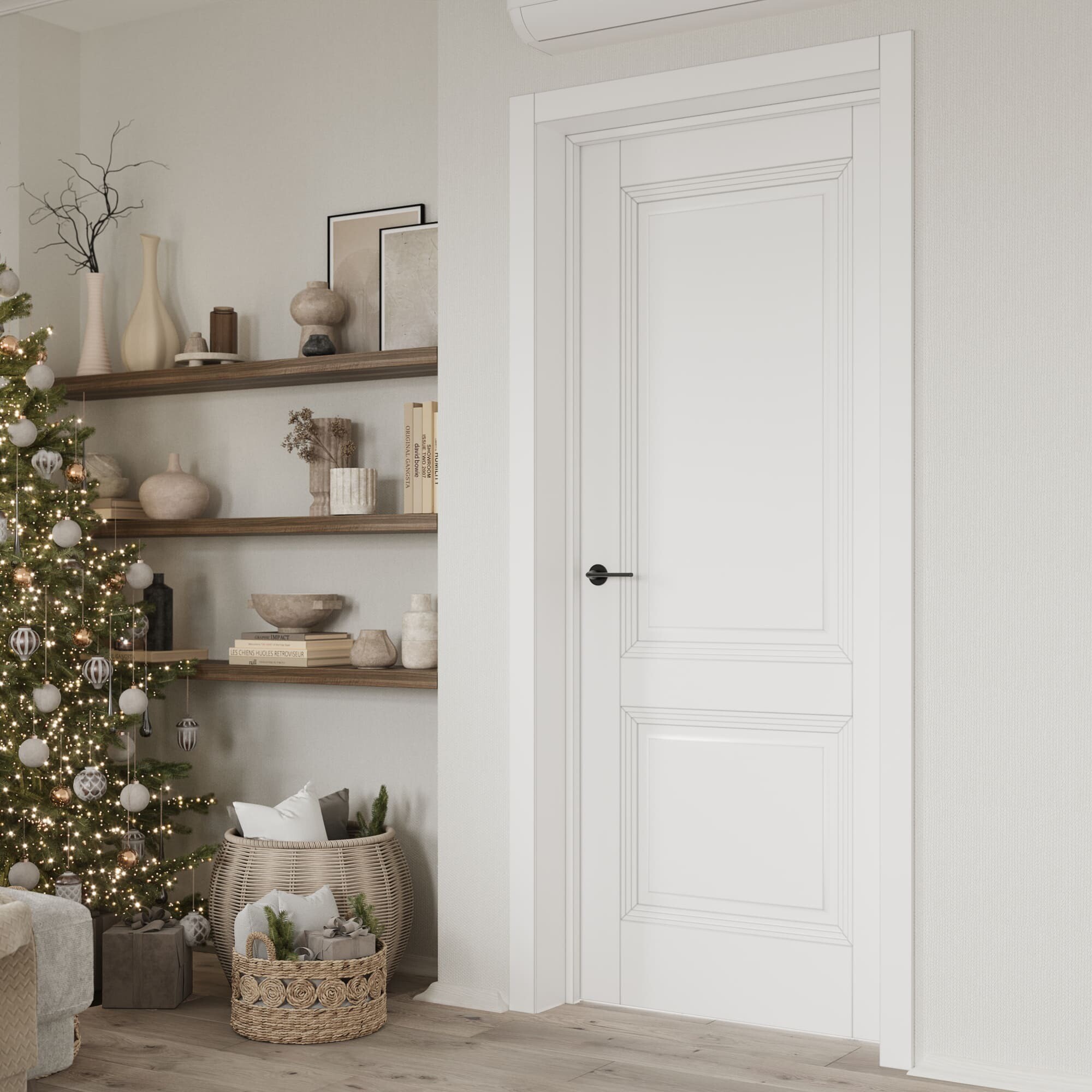 

Дверь межкомнатная Классико-72  мм полипропилен alaska глухая