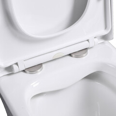Унитаз-компакт Сorsa Deco FX безободковый с горизонтальным выпуском с сиденьем дюропласт микролифт белый (TPFX610SR) - фото 12