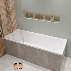 Ванна акриловая Jacob Delafon Trocadero 170х70 см без ножек (E6D353RU-00) - фото 2