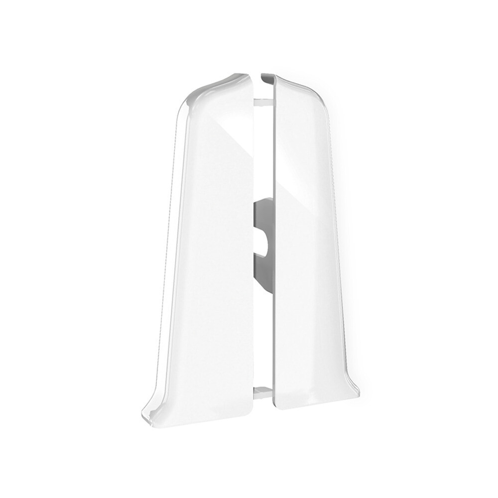 Изображение товара Заглушки торцевые Идеал Деконика 70 мм белый глянец 2 шт. для декорации