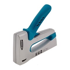 Изображение товара Степлер строительный для скоб и гвоздей Gross (41002) 3 в 1 с регулировкой удара алюминиевый