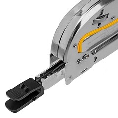 Степлер строительный для скоб Denzel (40223) тип 53 с регулировкой удара стальной - фото 6