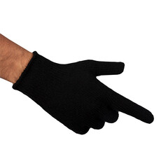 Перчатки шерстяные с ПВХ покрытием утепленные ЛЭВ черные 10 (L) - фото 3