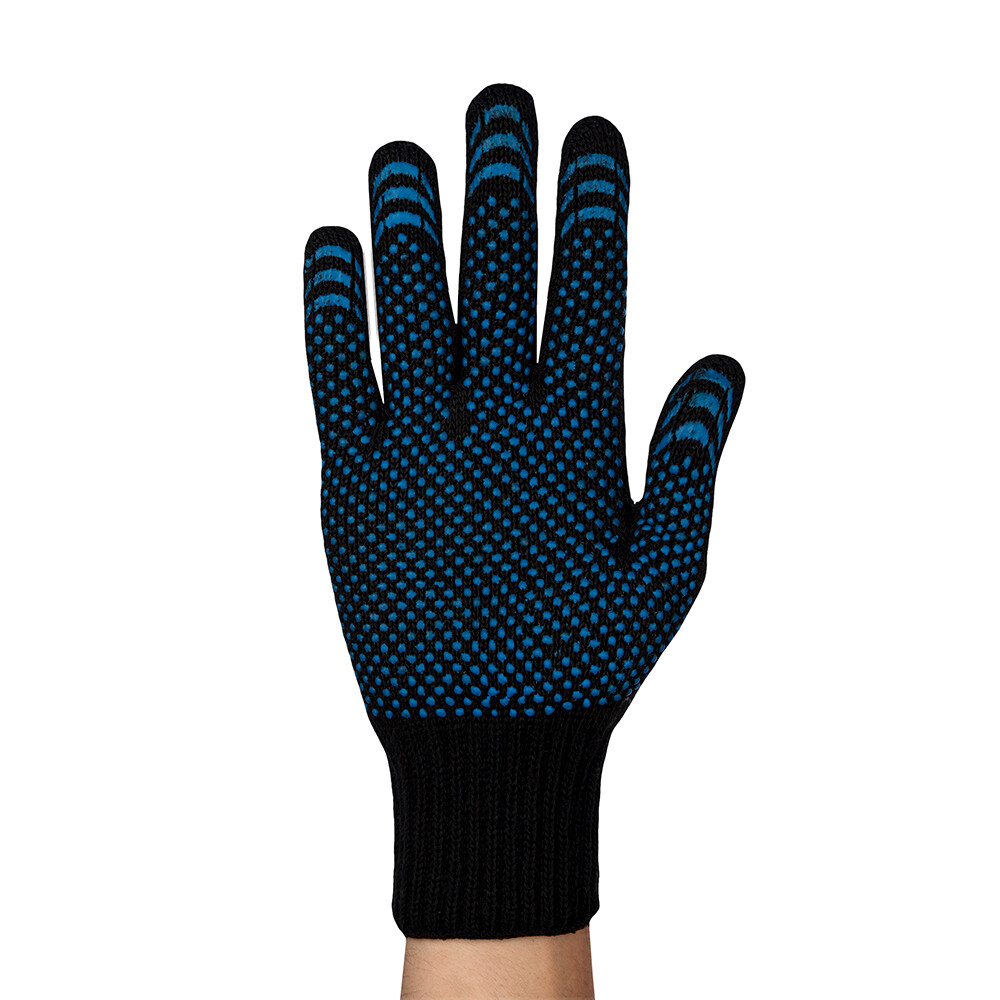 

Перчатки шерстяные с ПВХ покрытием утепленные ЛЭВ черные 10 (L), Черный