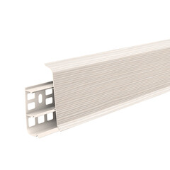 Изображение товара Плинтус ПВХ напольный Деконика 70 мм ясень бьянко 2200 мм