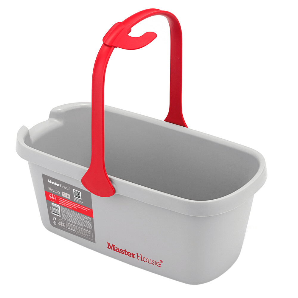 Изображение товара Пластиковое ведро 12 л Master House с носиком и мерной шкалой