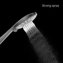 Лейка для душа Milardo Ideal Spa d110 мм 5 режимов без шланга пластик черная матовая (ILS5FBRM18) - фото 7