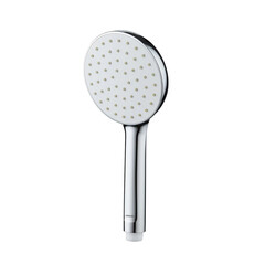 Лейка для душа Milardo Essential d110 мм 1 режим без шланга пластик хром (ESS1F11M18) - фото 1