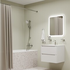 Лейка для душа Iddis Optima Home d122 мм 3 режима без шланга пластик хром (OPH3FC0i18) - фото 4