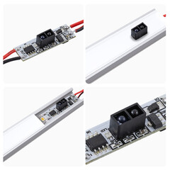 Выключатель для алюминиевого профиля Apeyron 12/24 В 36-72 Вт IP20 бесконтактный (04-44) - фото 7