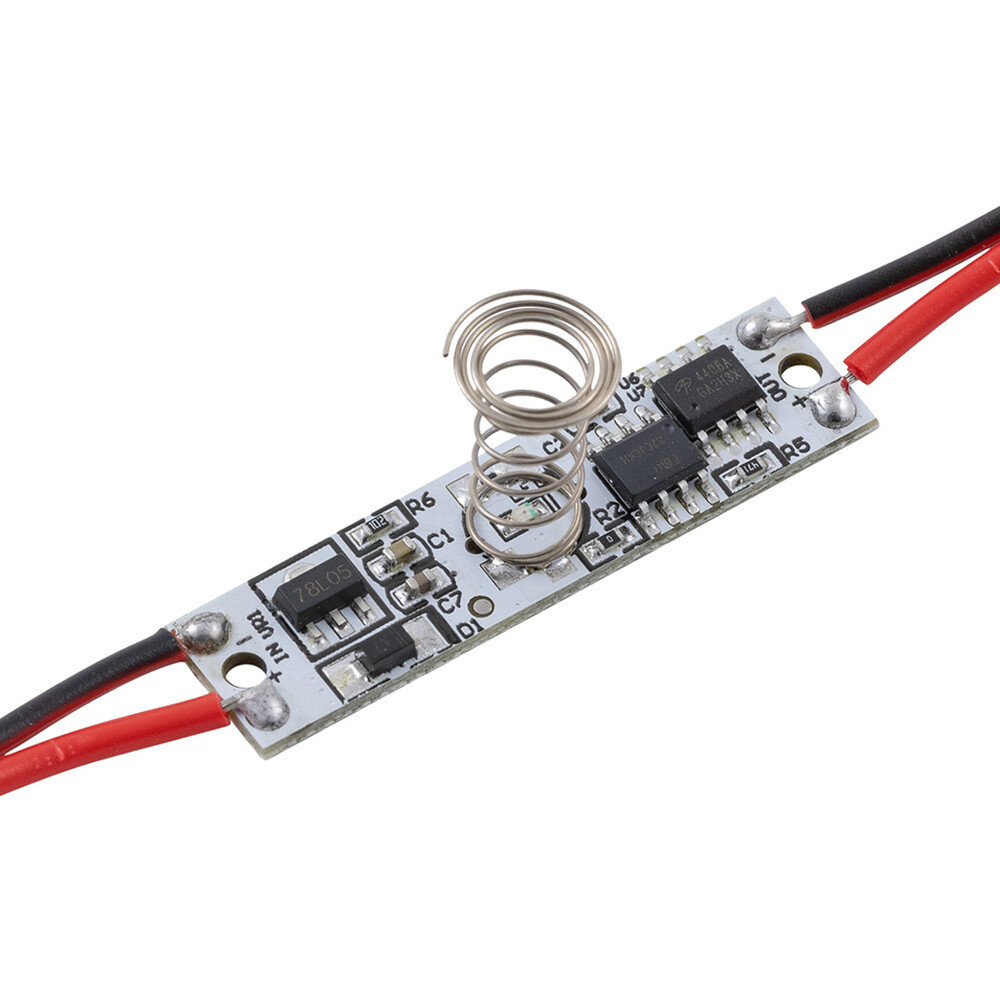 Изображение товара Выключатель сенсорный с функцией диммирования для LED лент 12/24 В IP20