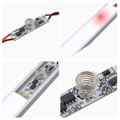 Выключатель для алюминиевого профиля Apeyron 12/24 В 72-144 Вт IP20 сенсорный с функцией диммирования (04-42) - фото 7