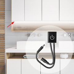 Выключатель для светодиодной ленты Apeyron 12/24 В 72 Вт IP20 бесконтактный (04-07) - фото 6