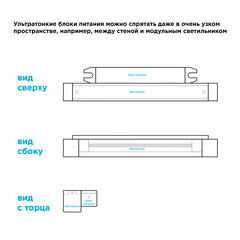 Блок питания для светодиодной ленты Apeyron 230/24 В 24 Вт IP20 (03-96) - фото 2