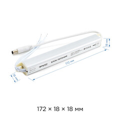 Блок питания для светодиодной ленты Apeyron 230/24 В 24 Вт IP20 (03-96) - фото 6