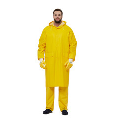 Плащ влагозащитный унисекс полиэстер Delta Plus 52-54 (L) рост 172-180 см зеленый/желтый (MA305VEGT2/MA305JAGT2) - фото 8