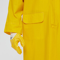 Плащ влагозащитный унисекс полиэстер Delta Plus 52-54 (L) рост 172-180 см зеленый/желтый (MA305VEGT2/MA305JAGT2) - фото 3