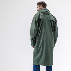 Плащ влагозащитный полиэстер Delta Plus 60-62 рост 188-196 см желтый/зеленый (MA400JAXX/MA400VEXX) - фото 15