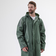 Плащ влагозащитный полиэстер Delta Plus 60-62 рост 188-196 см желтый/зеленый (MA400JAXX/MA400VEXX) - фото 12