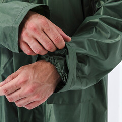 Плащ влагозащитный полиэстер Delta Plus 60-62 рост 188-196 см желтый/зеленый (MA400JAXX/MA400VEXX) - фото 10