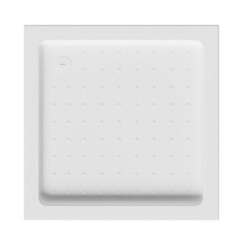Изображение товара Поддон Abber акриловый 100х100х13 см квадрат белый низкий (AD3D100)
