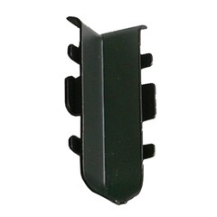 Угол внутренний 80 мм черный для алюминиевого плинтуса SSZ