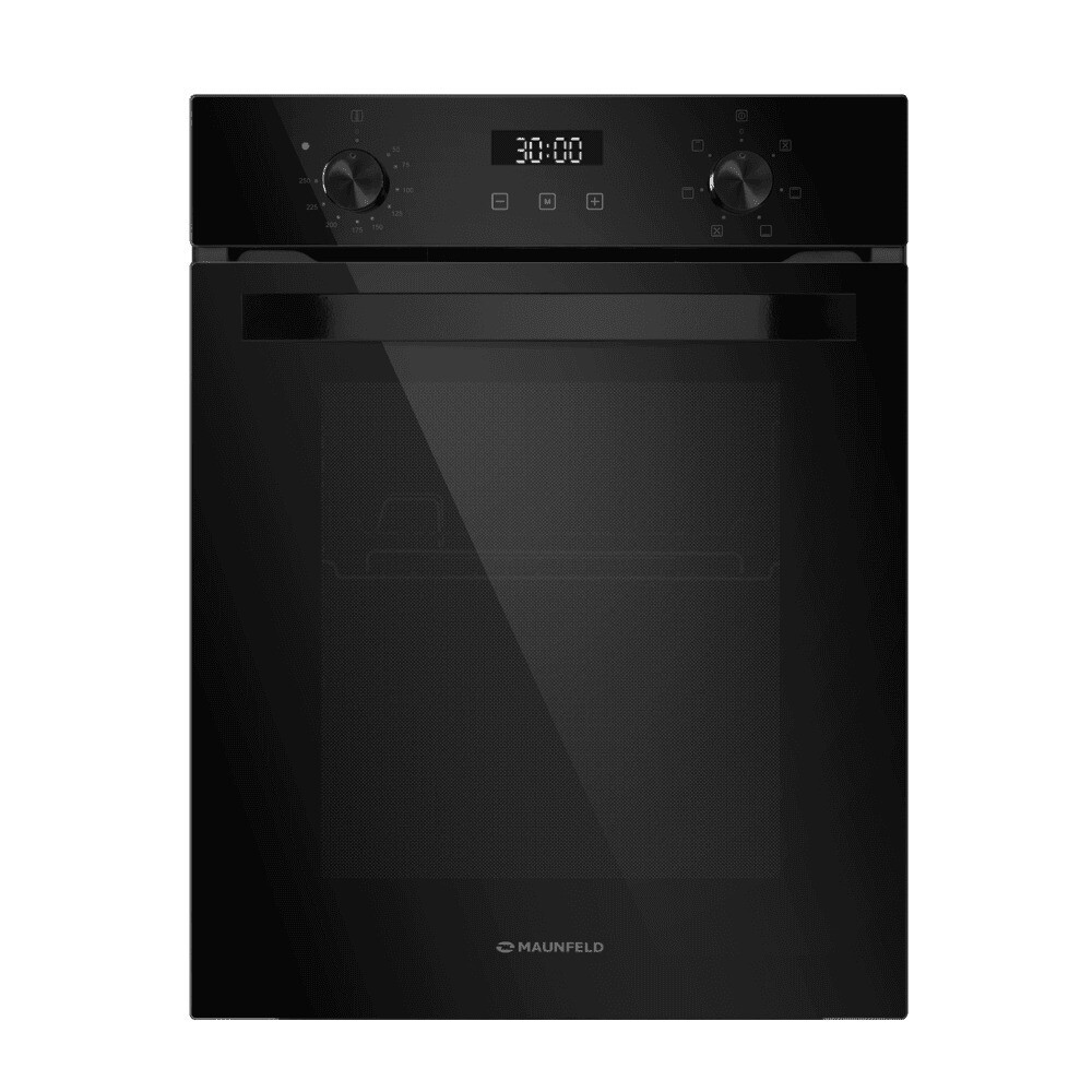 

Духовой шкаф электрический встраиваемый Maunfeld EOEM516B2 448 мм черный