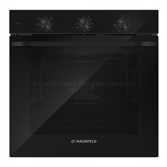 Духовой шкаф электрический встраиваемый Maunfeld FEOF7871B2 595 мм черный