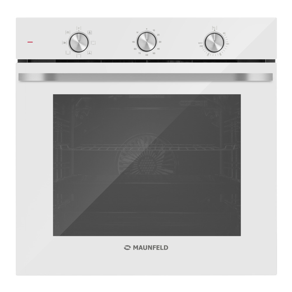 

Духовой шкаф электрический встраиваемый Maunfeld FEOF7871W 595 мм белый