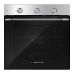 Духовой шкаф электрический встраиваемый Maunfeld FEOF7871S 595 мм серый